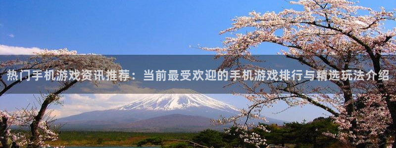 赢咖娱乐平台登陆：热门手机游戏资讯推荐：当前最受欢迎的手机游